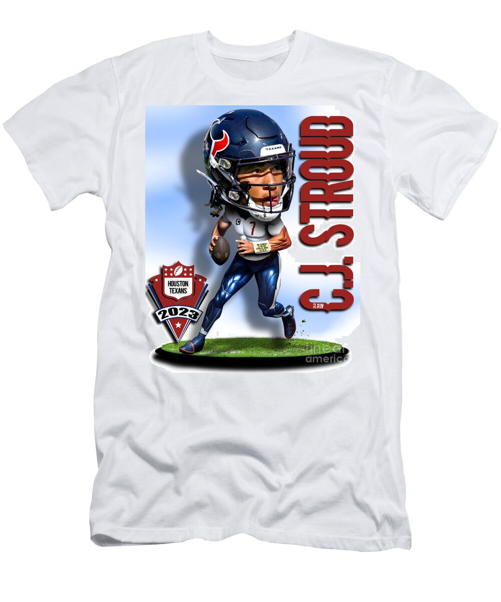 Cj Stroud Houston Texans Bobble Head 1a Robert Williams T-Shirt