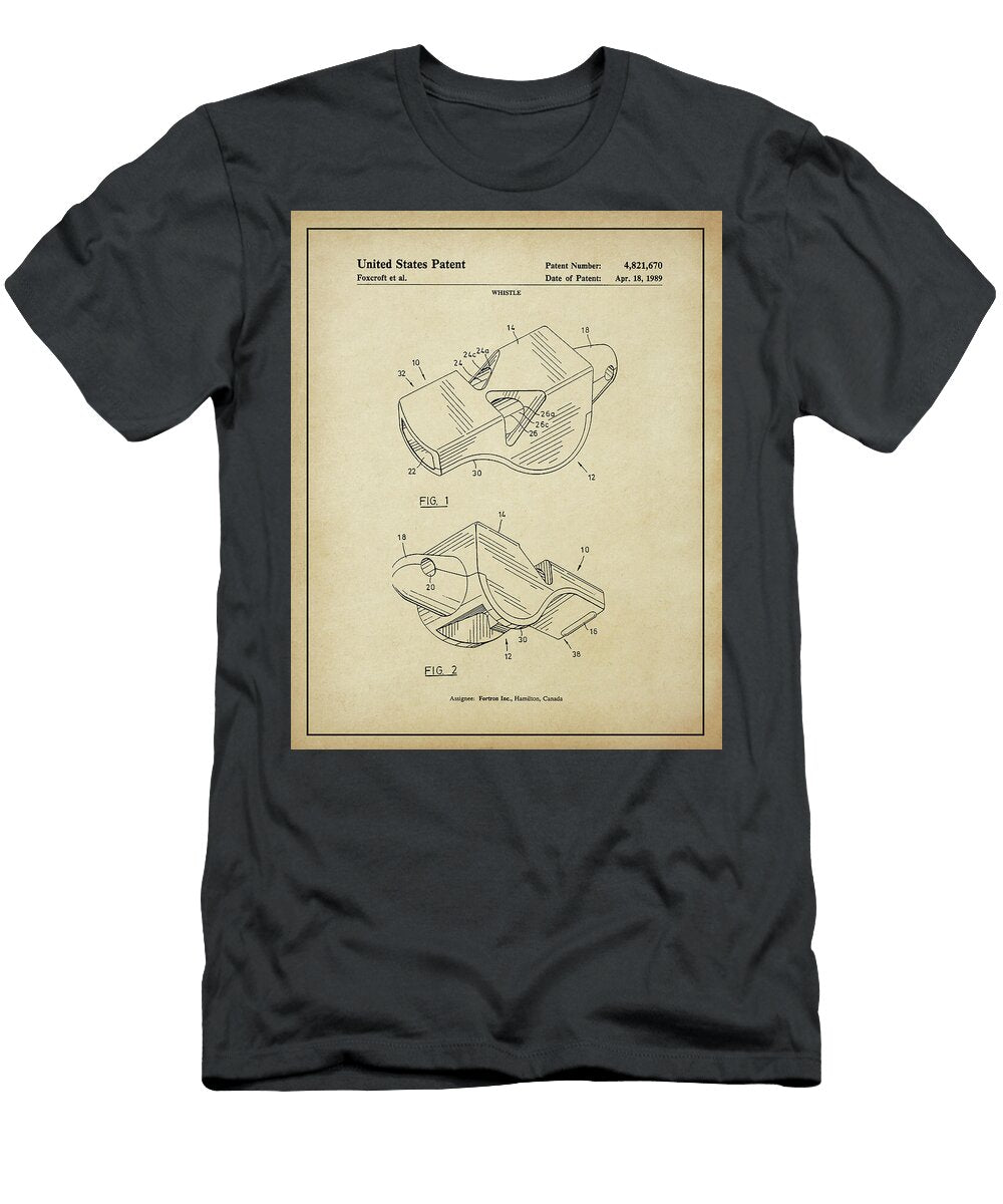 Classic Fox 40 Officials Whistle Patent Dale Kincaid T-Shirt