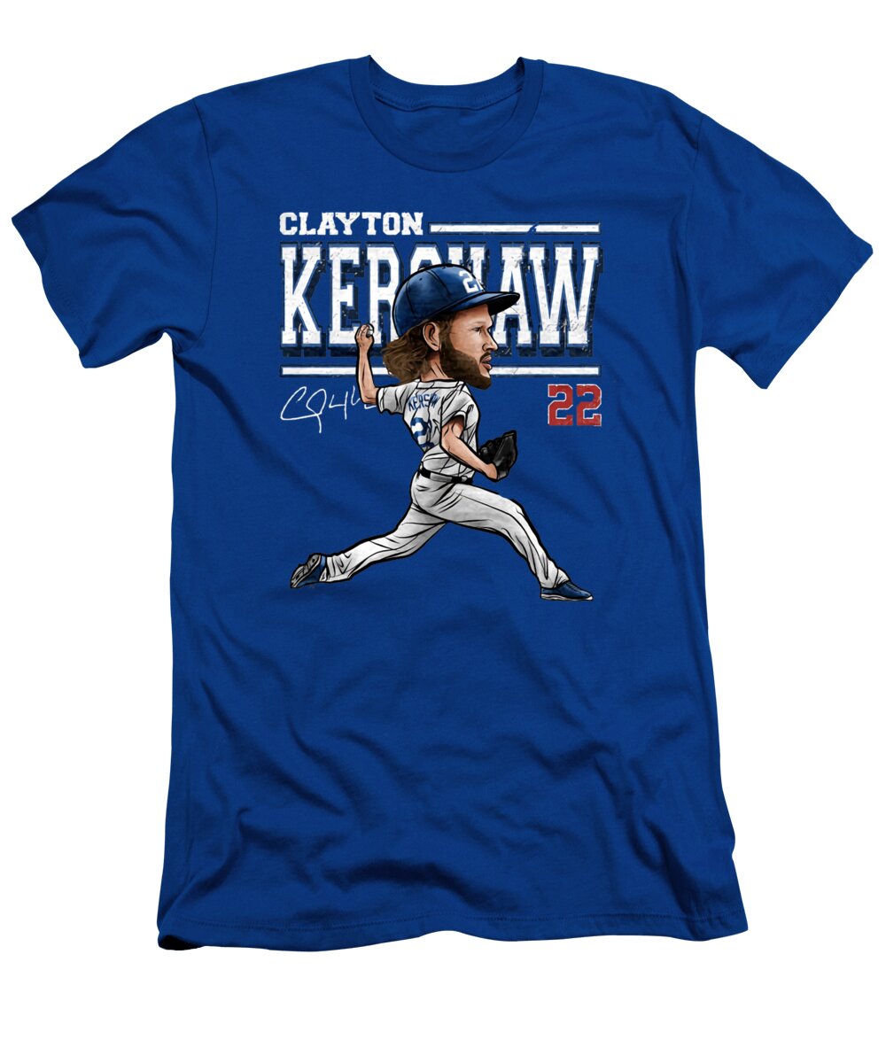 Clayton Kershaw Cartoon Kelvin Kent T-Shirt