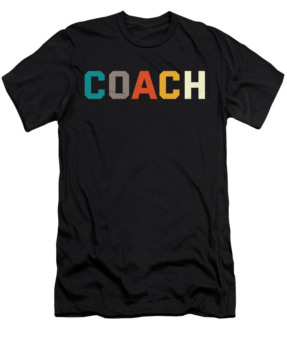 Coach Cool Retro Funny Sports Mentor Trainer Gift Haselshirt T-Shirt