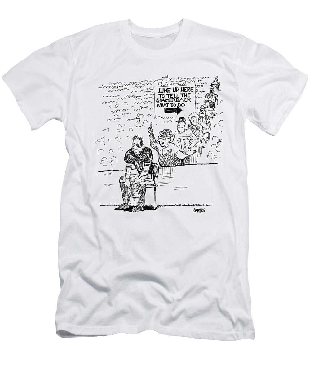 Coaching the Quarterback George Jartos T-Shirt