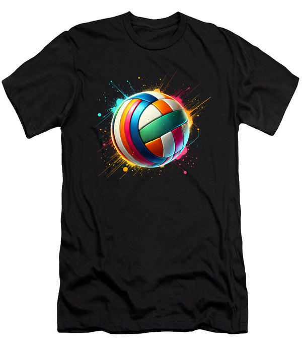 Colorful Volleyball Ball Volleyball Player Lover Job T-Shirt