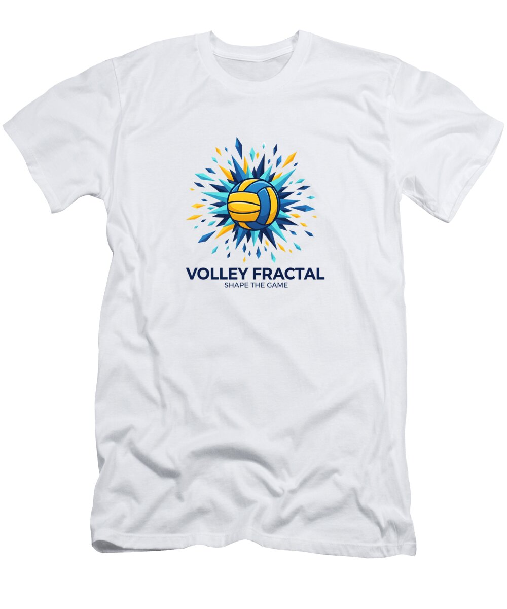 Colorful Volleyball Emblem Dream Stuff T-Shirt
