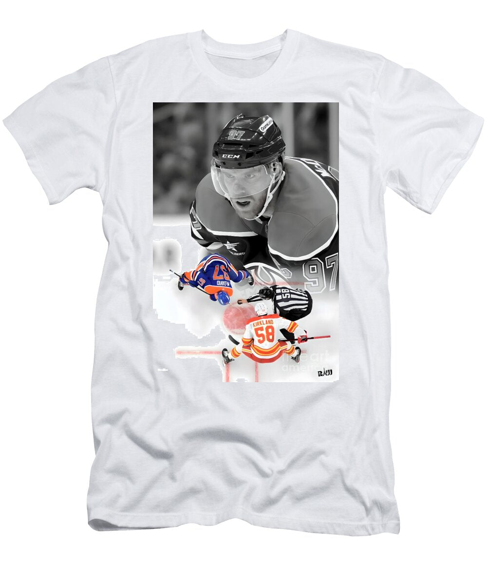 Connor Mcdavid Over the Top Series 1 Robert Williams T-Shirt