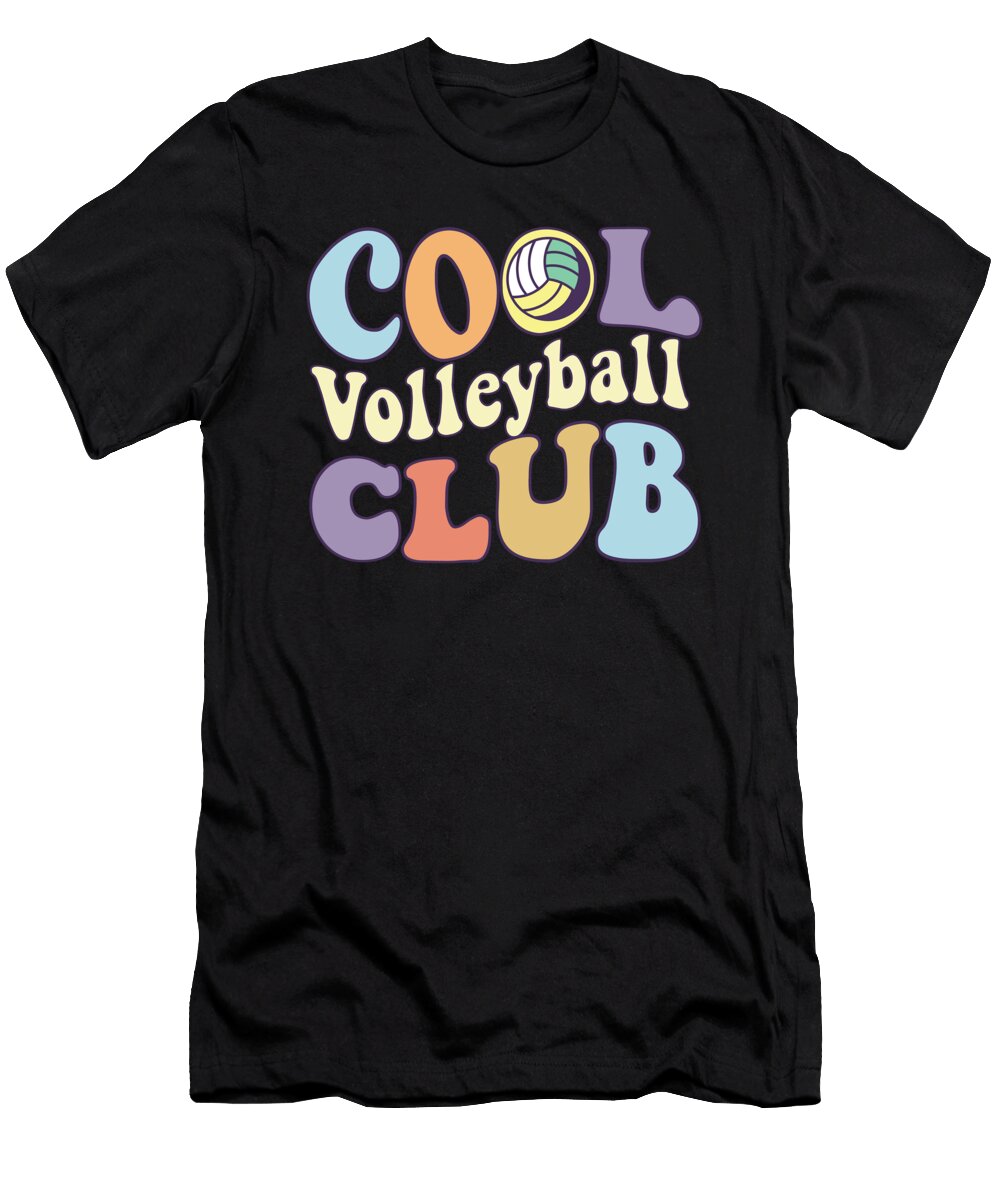 Cool Volleyball Club College Volleyball Player Support Team Maximus Designs T-Shirt