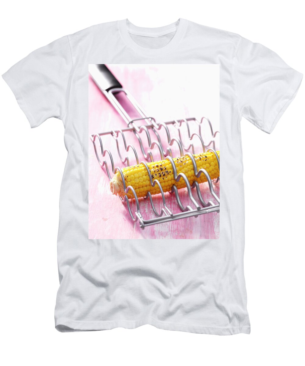 Corn Cob in Stainless Steel Grill Holder Kramp Glling Jalag T-Shirt