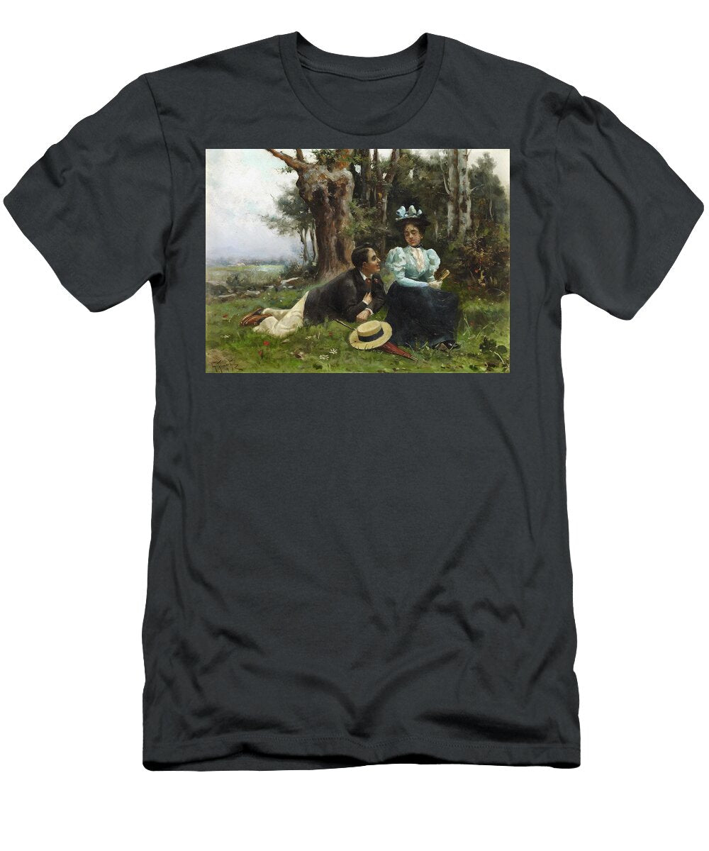 Courting in the Country C Guillermo Gomez Gil Spanish T-Shirt