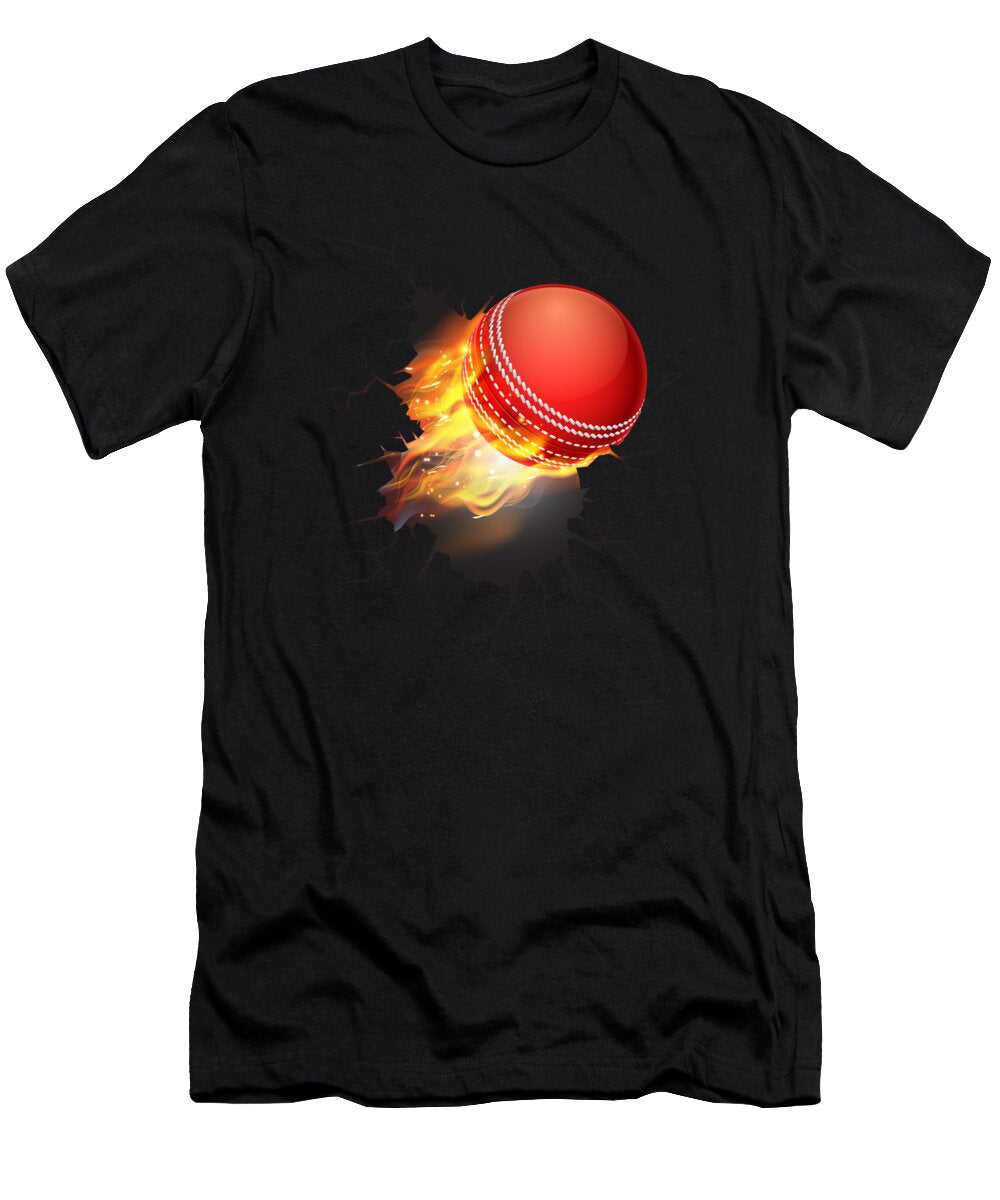 Crickedesign for Boys and Men Cricketer Inside Cricketers Batsman Bowler Wicket Keeper and Fans Alike Martin Hicks T-Shirt