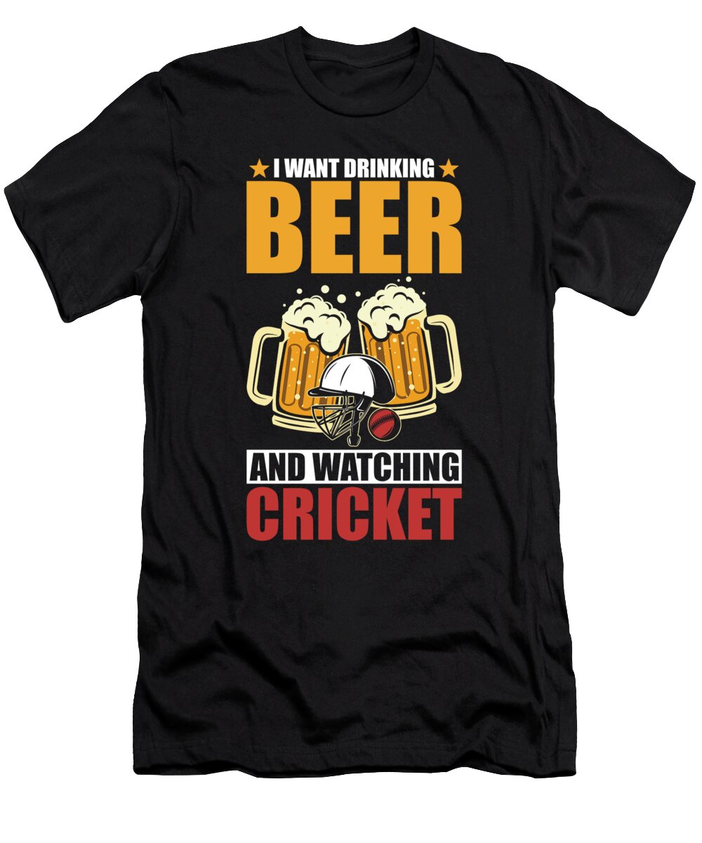 Cricket and Beer Manuel Schmucker T-Shirt