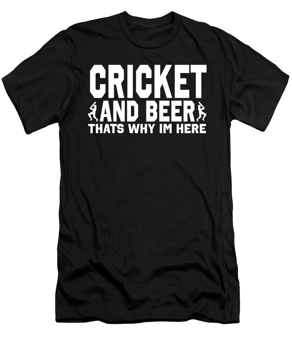 Cricket and Beer Quotes Manuel Schmucker T-Shirt