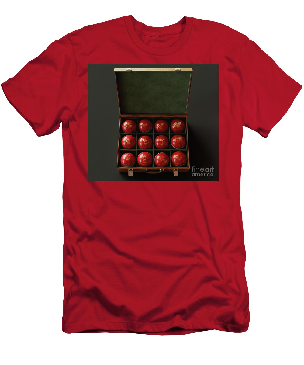 Cricket Balls in Display Box Allan Swart T-Shirt
