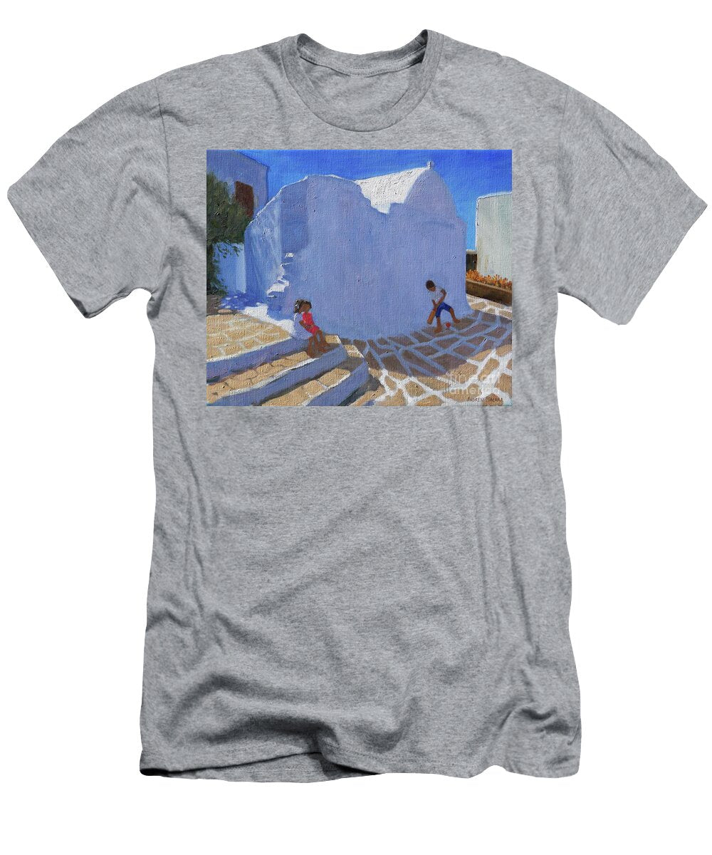 Cricket By the Church Wall Mykonos 2016 Andrew Macara T-Shirt