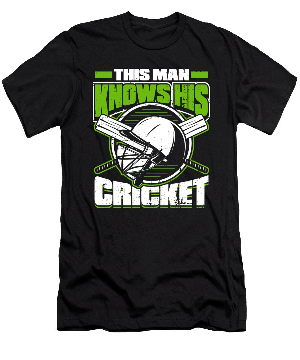 Cricket Cricketing Batsman Umpire Bowler Cricketer Crazy Squirrel T-Shirt