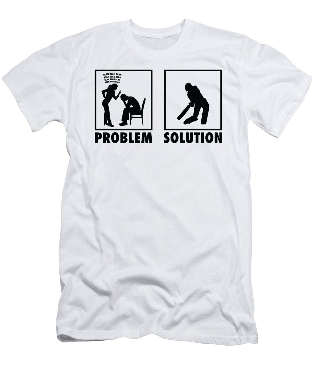 Cricket Game Cricket Player Statement Problem Solution Toms Store T-Shirt