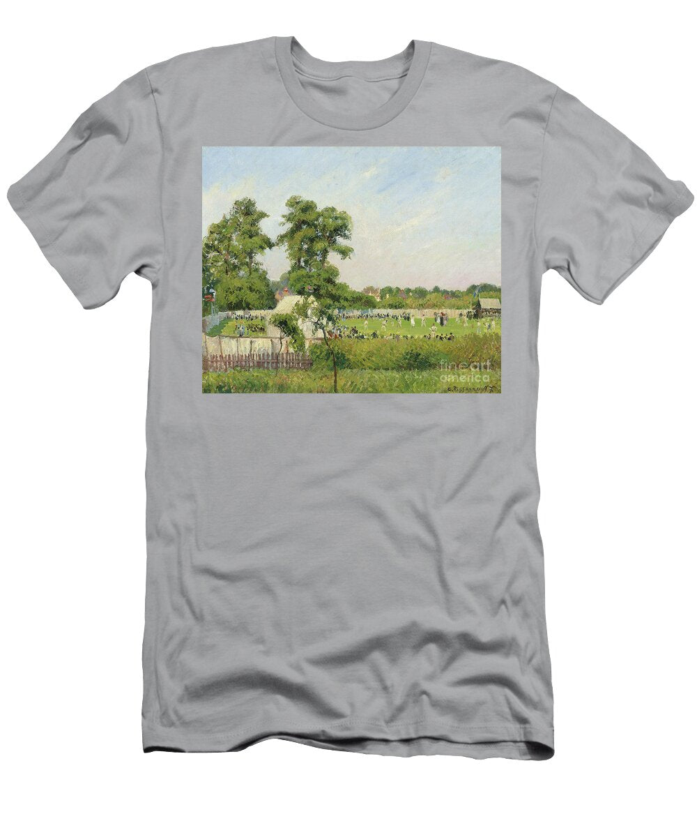 Cricket Match At Bedford Park London 1897 Camille Pissarro T-Shirt