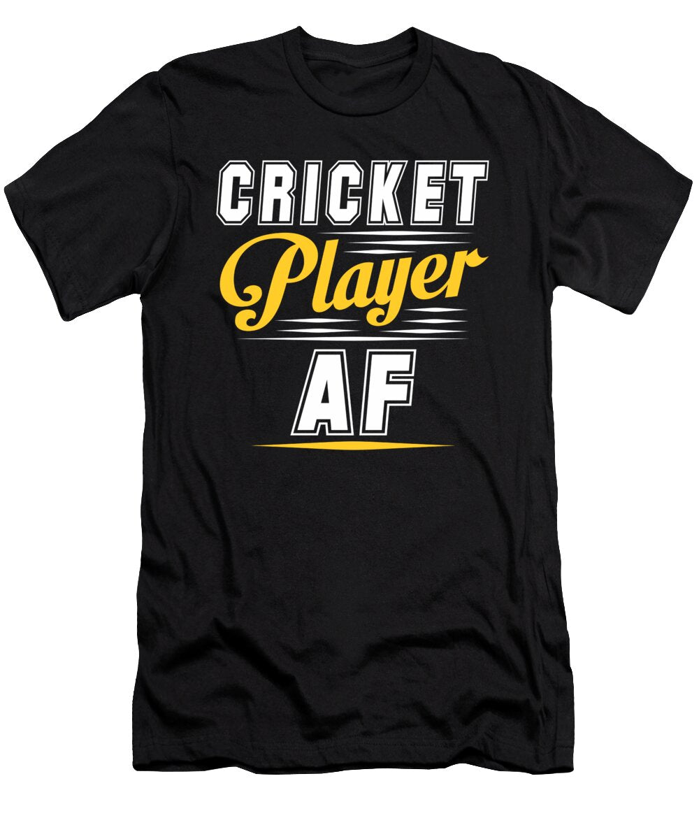 Cricket Player Af Funny Cricket Gift Dusan Vrdelja T-Shirt