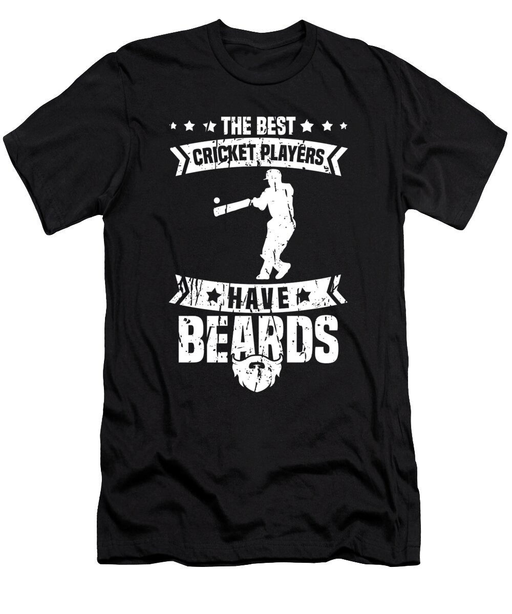 Cricket Player Batsman Umpire Bowler Crazy Squirrel T-Shirt