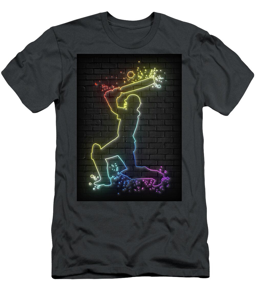 Cricket Player Man Leith Huber T-Shirt