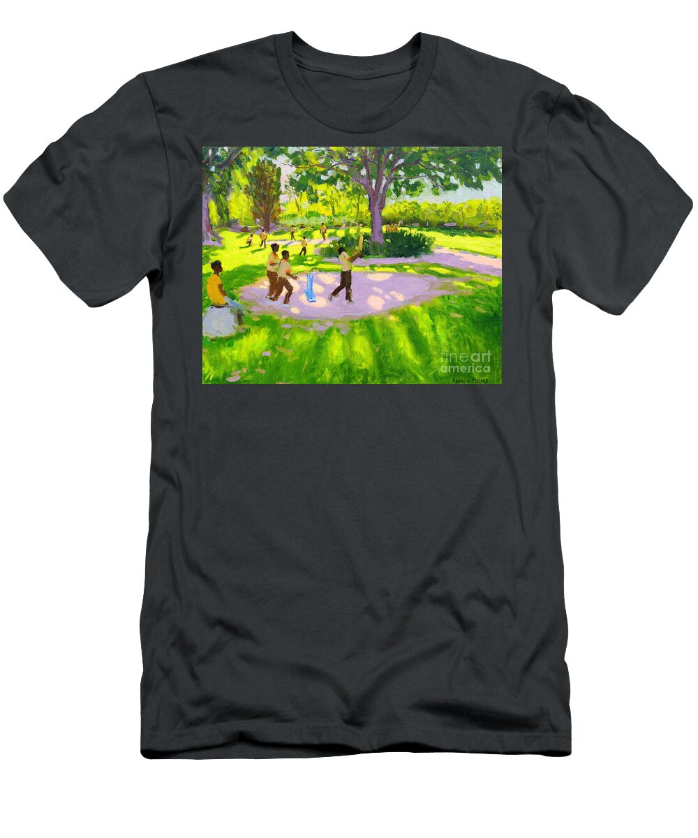 Cricket Practice Andrew Macara T-Shirt