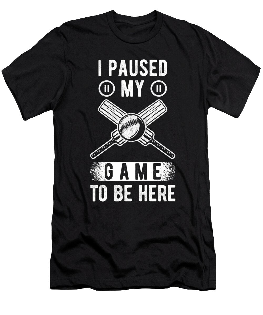 Cricket Quote Funny Cricket Player Manuel Schmucker T-Shirt