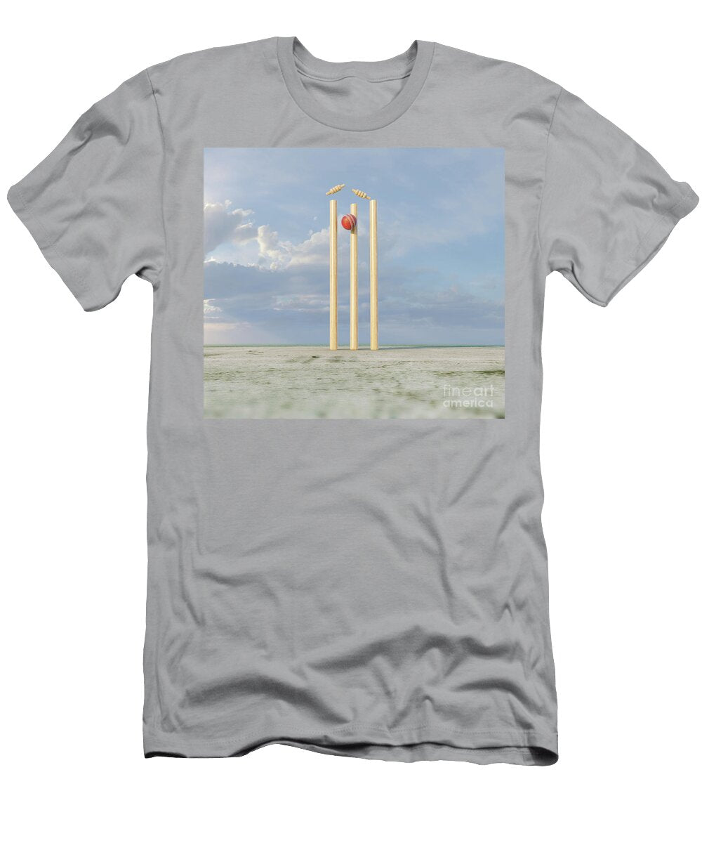 Cricket Wicket Stumps Allan Swart T-Shirt
