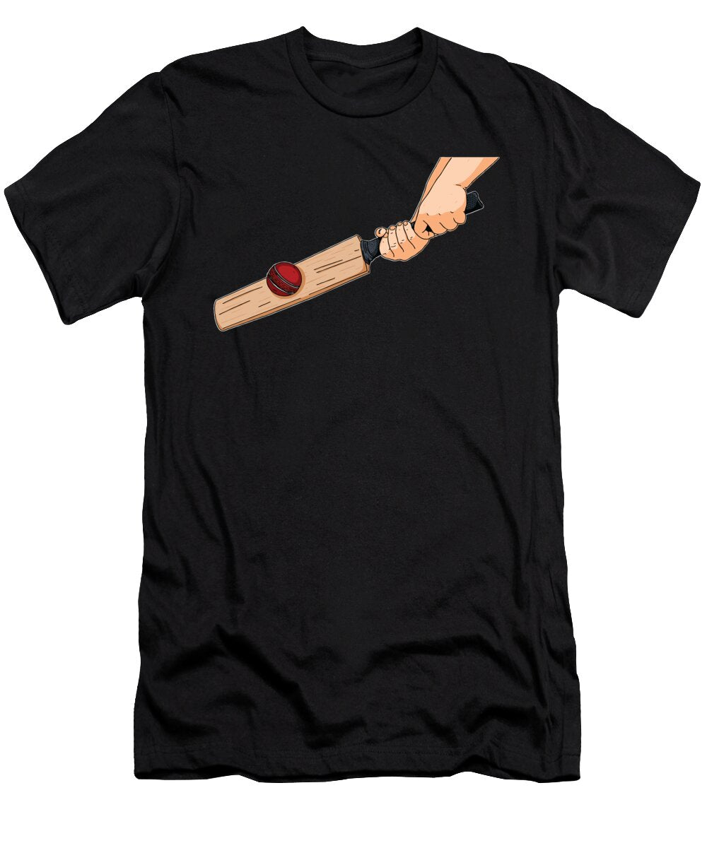 Cricketer Umpire Cricketing Batsman Bowler Cricket Crazy Squirrel T-Shirt