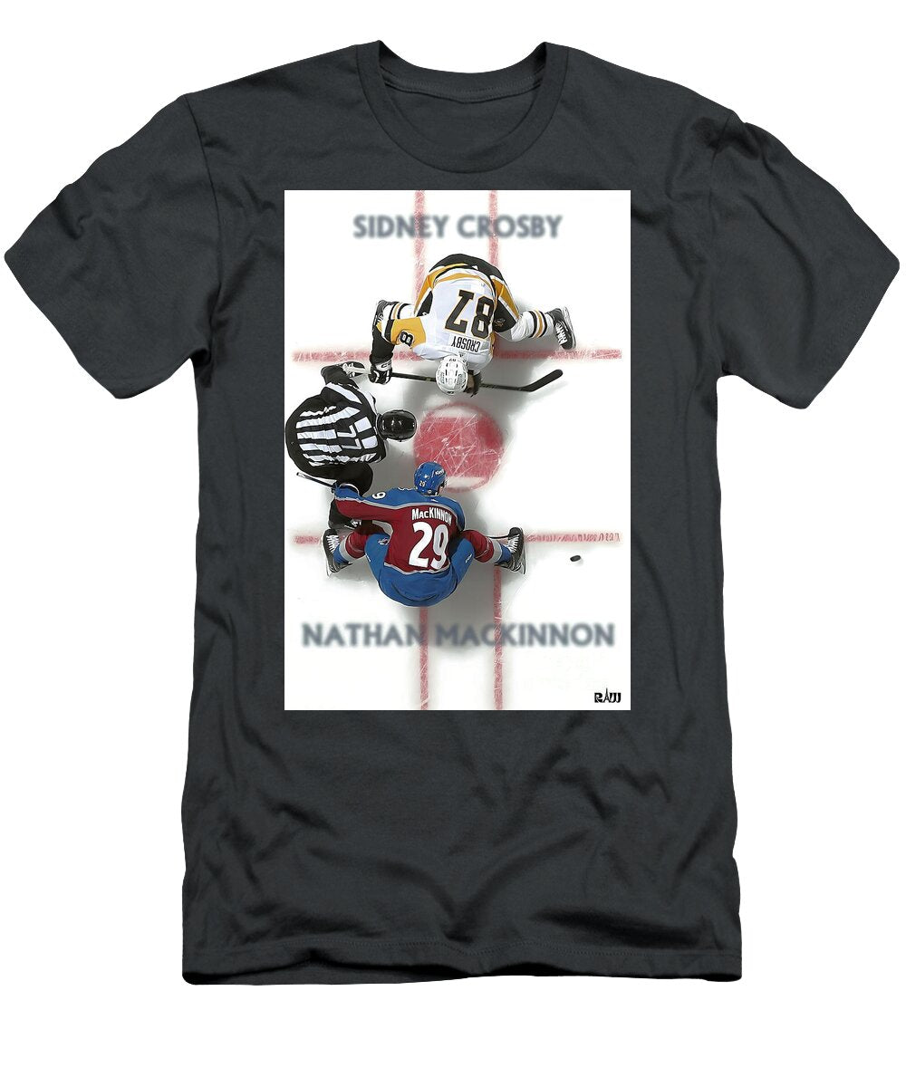 Crosby Mackinnon Face Off 1 Robert Williams T-Shirt