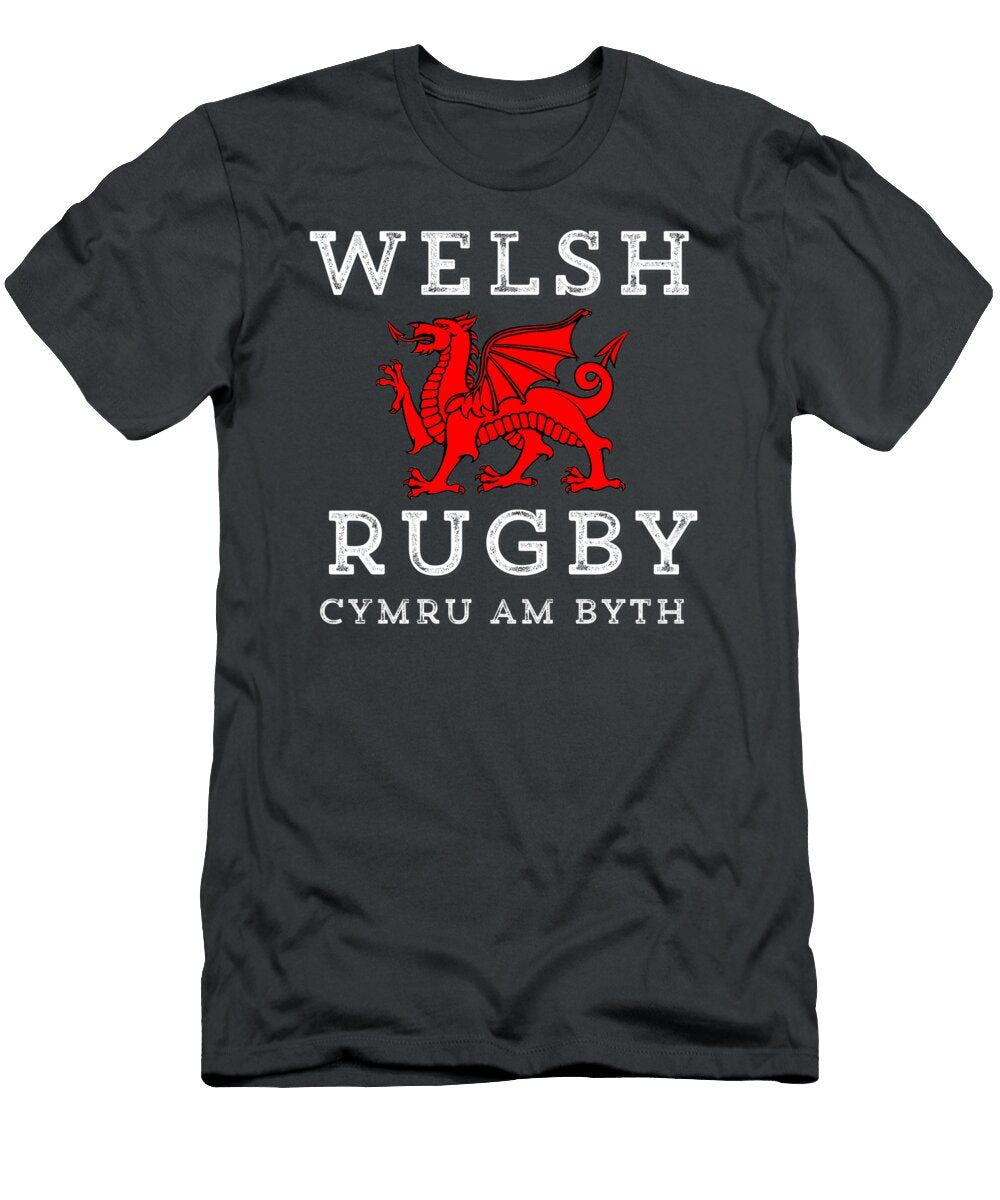 Cymru Am Byth Welsh Rugby Wales Forever Haidew Miraa T-Shirt