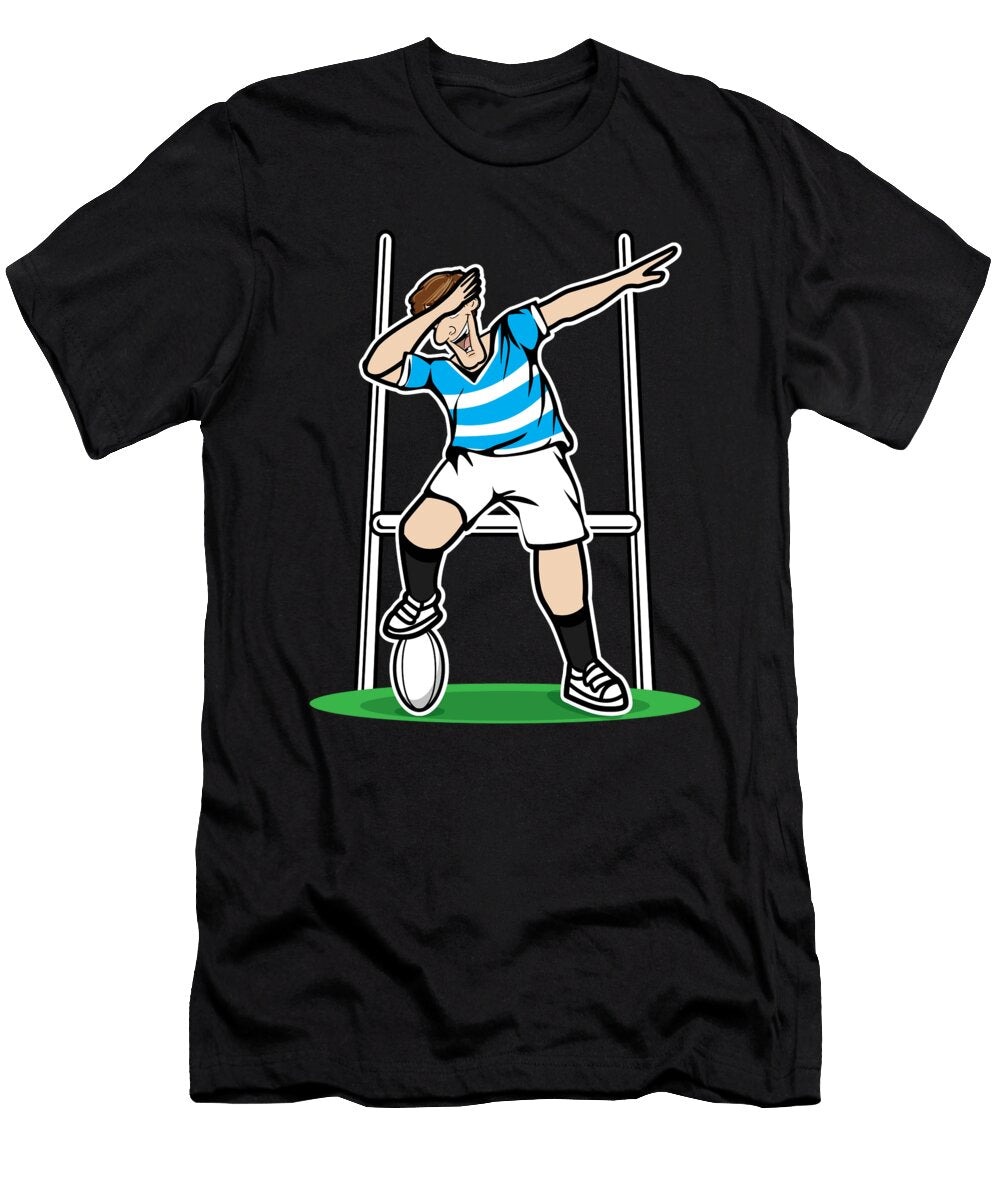 Dabbing Argentina Rugby Player 2019 Fans Kit for Argentinian Supporters Players Coaches and Rugger Football Lovers Martin Hicks T-Shirt