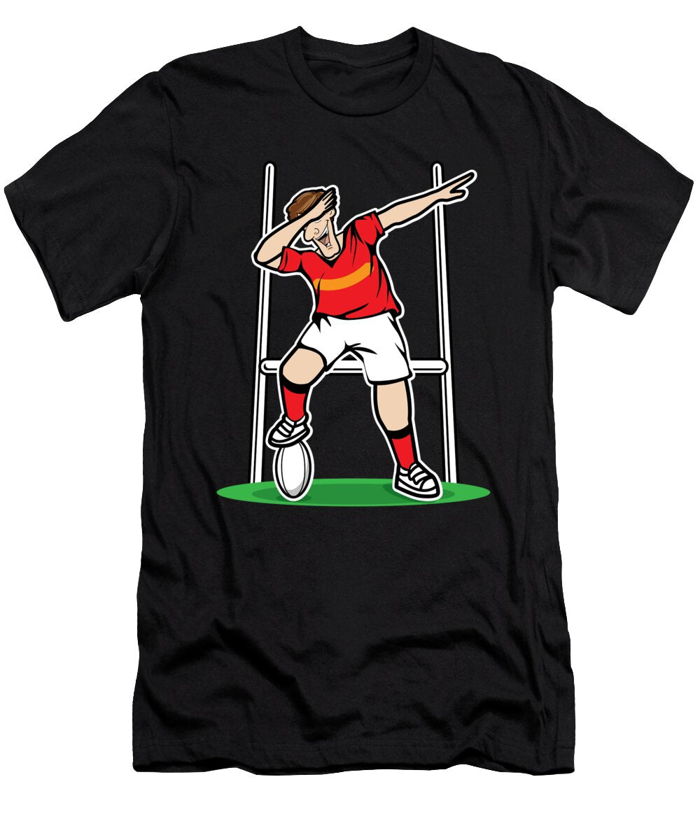 Dabbing Canada Rugby Player 2019 Fans Kit for Canadian Supporters Players Coaches and Rugger Football Lovers Martin Hicks T-Shirt