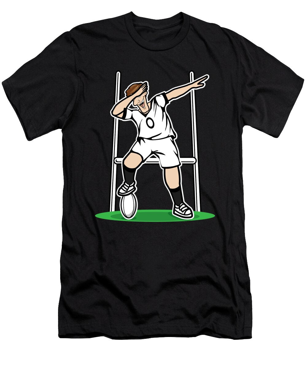 Dabbing England Rugby Player 2019 Fans Kit for English Supporters Players Coaches and Rugger Football Lovers Martin Hicks T-Shirt