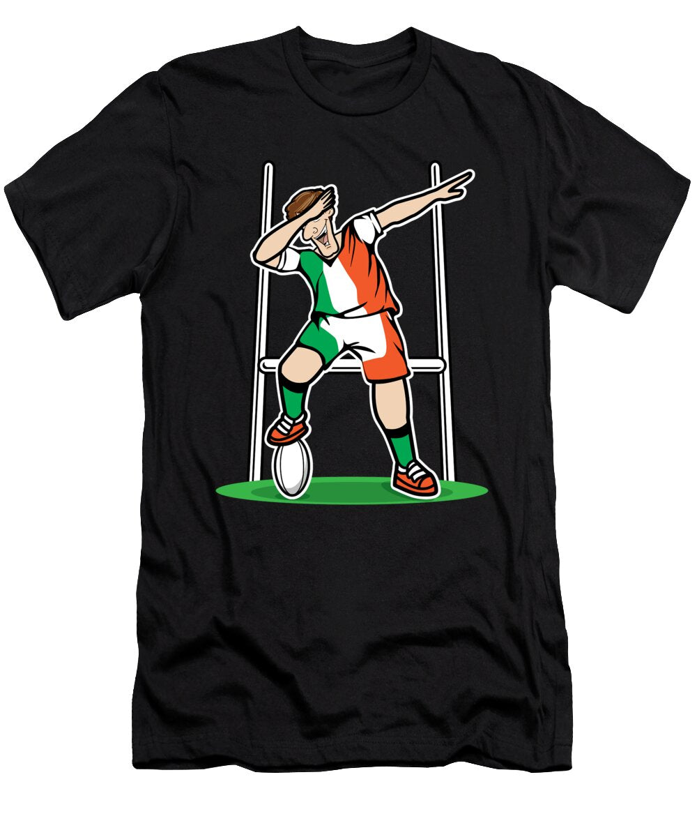 Dabbing Ireland Rugby Player 2019 Fans Kit for Irish Supporters Players Coaches and Rugger Football Lovers Martin Hicks T-Shirt