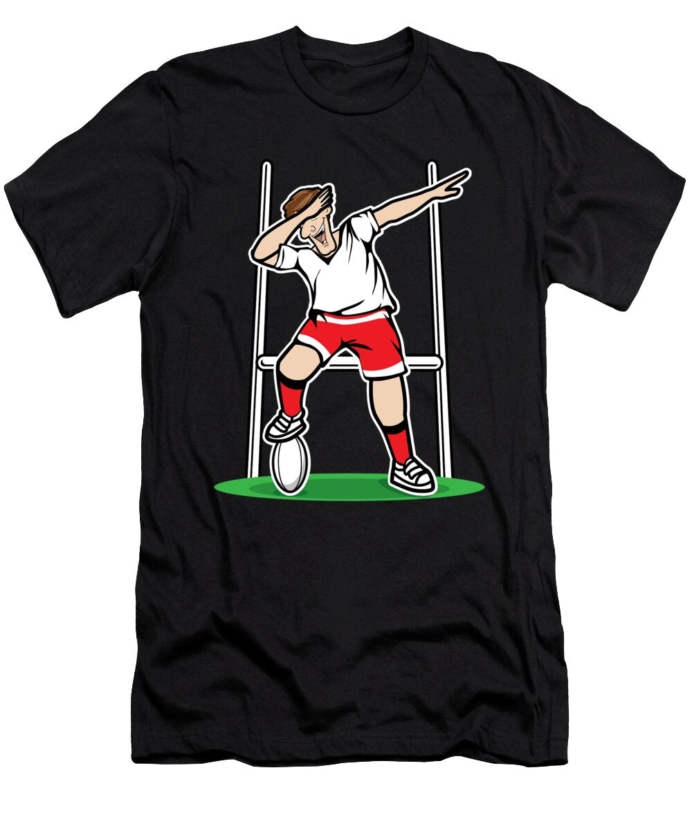Dabbing Poland Rugby Player 2019 Fans Kit for Polish Supporters Players Coaches and Rugger Football Lovers Martin Hicks T-Shirt