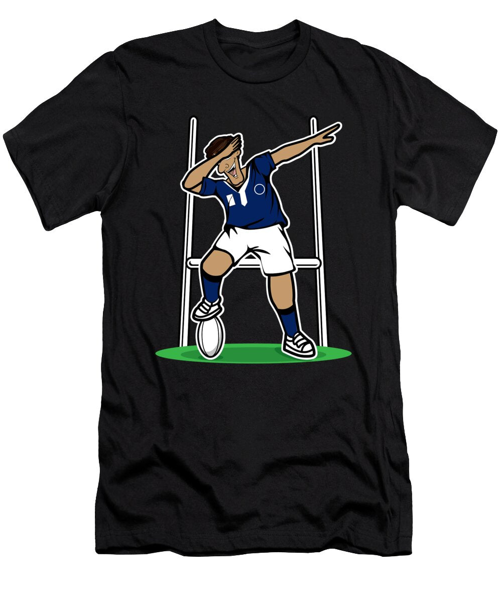 Dabbing Samoa Rugby Player 2019 Fans Kit for Samoan Supporters Players Coaches and Rugger Football Lovers Martin Hicks T-Shirt
