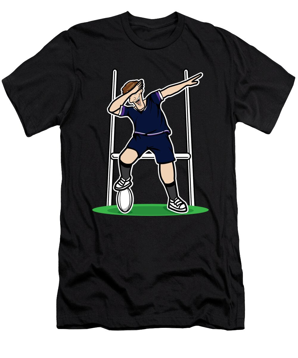 Dabbing Scotland Rugby Player 2019 Fans Kit for Scottish Supporters Players Coaches and Rugger Football Lovers Martin Hicks T-Shirt