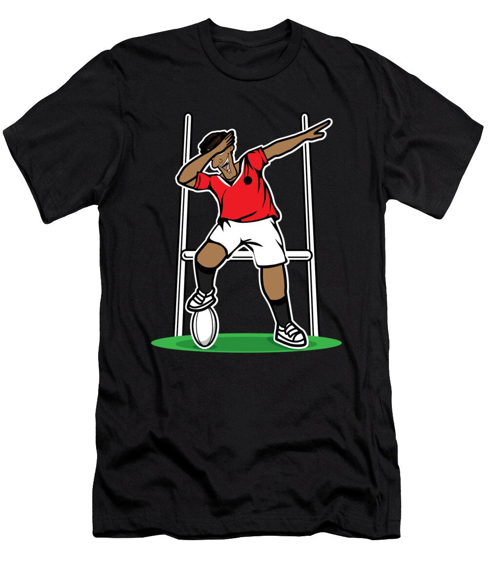 Dabbing Tonga Rugby Player 2019 Fans Kit for Tongan Supporters Players Coaches and Rugger Football Lovers Martin Hicks T-Shirt