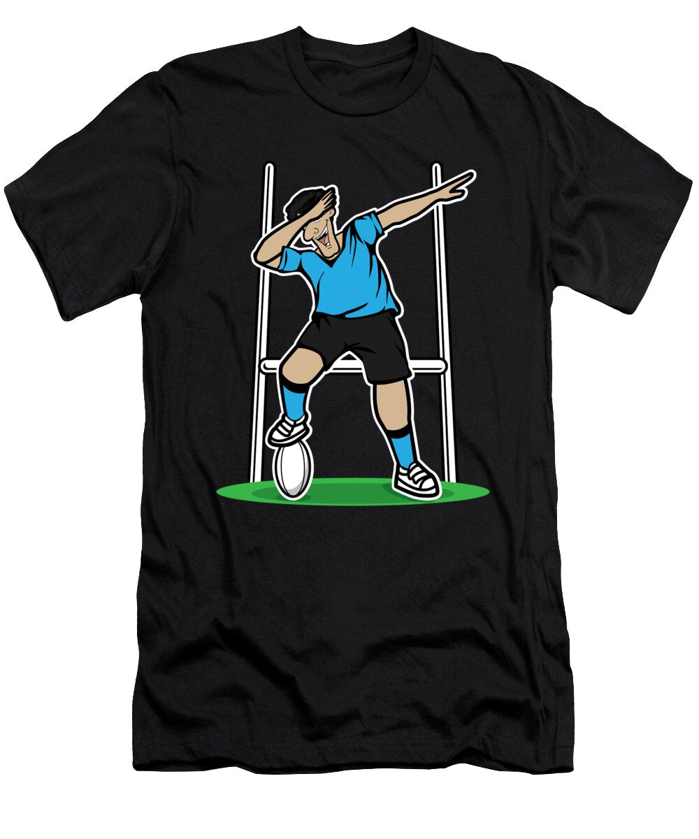 Dabbing Uruguay Rugby Player 2019 Fans Kit for Uruguayan Supporters Players Coaches and Rugger Football Lovers Martin Hicks T-Shirt