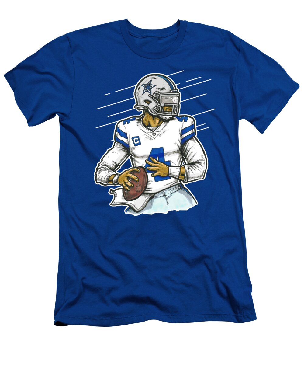 Dak Prescott Blue Richard Miller T-Shirt