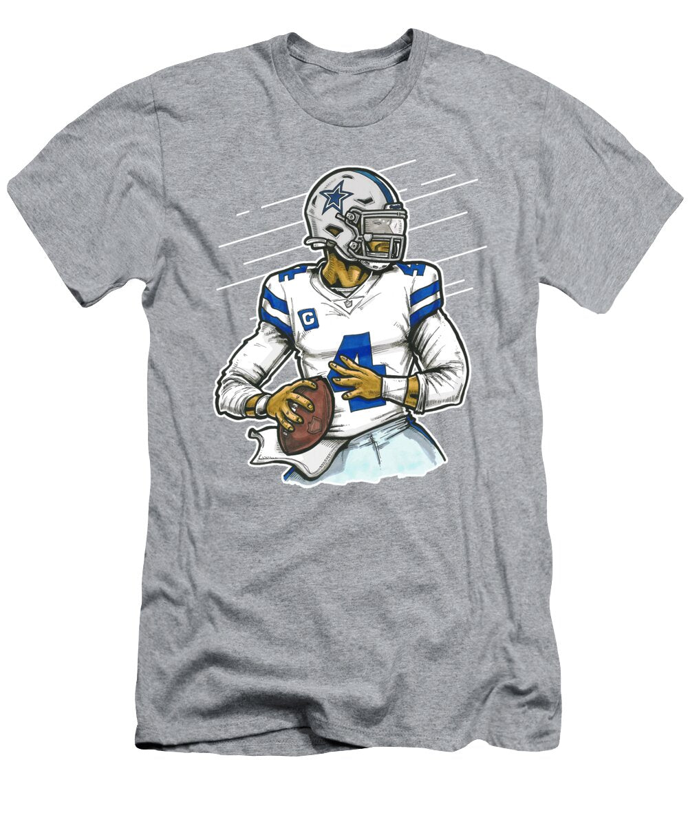 Dak Prescott Silver Richard Miller T-Shirt