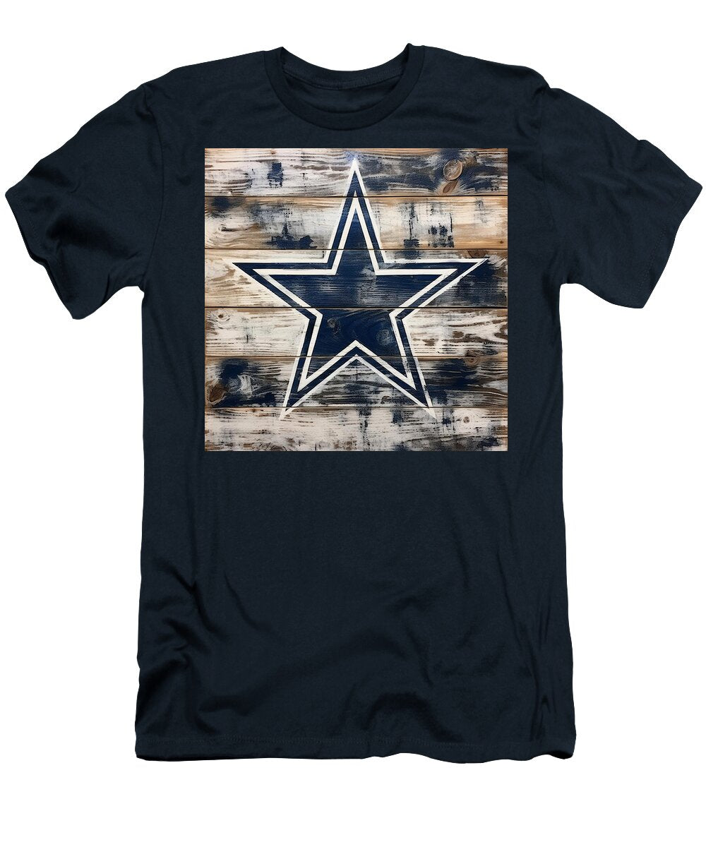 Dallas Cowboys Football Star Emblem 2 Athena Mckinzie T-Shirt