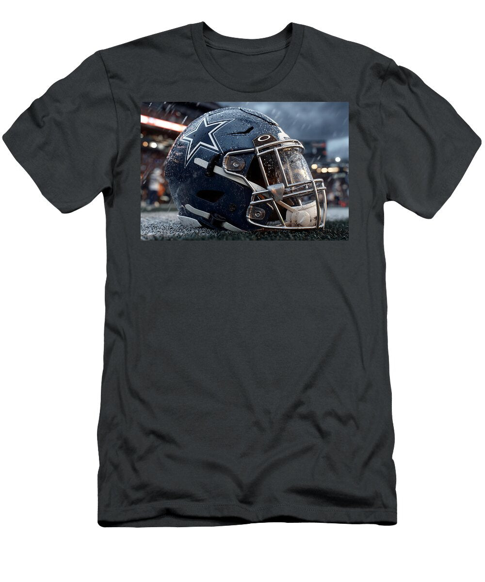 Dallas Cowboys Helmet Kevin Walker and Pixel Reverie T-Shirt
