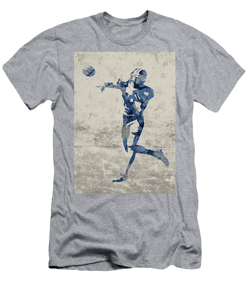 Dallas Cowboys Quarterback Football Player Paint Splatters Abstract Portrait Design Turnpike T-Shirt