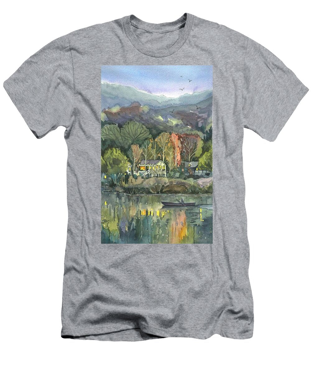 December Evening on Malibou Lake Luisa Millicent T-Shirt