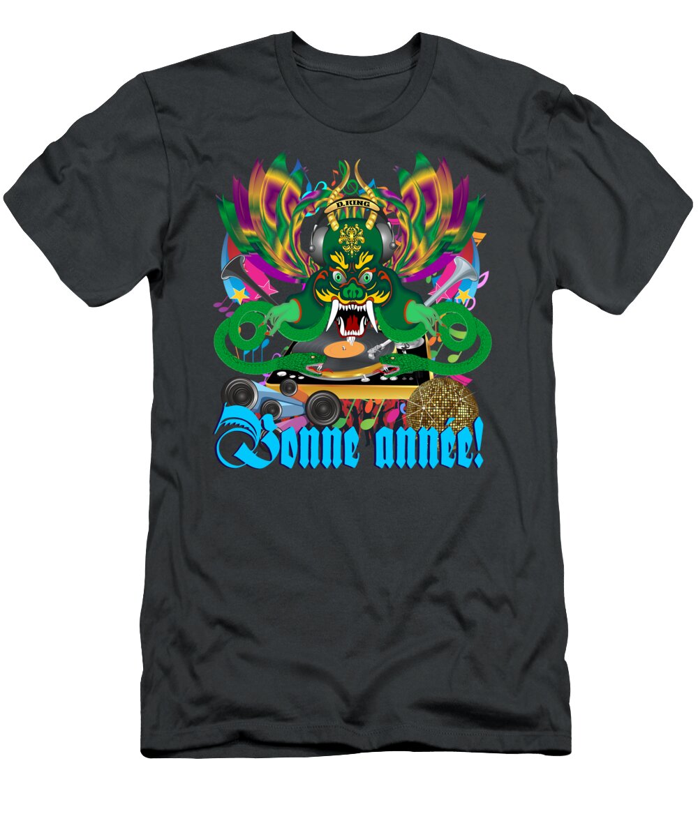 Dee Jay Dragon King All Products Happy New Year Bill Campitelle T-Shirt