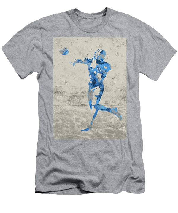 Detroit Lions Quarterback Football Player Paint Splatters Abstract Portrait Design Turnpike T-Shirt
