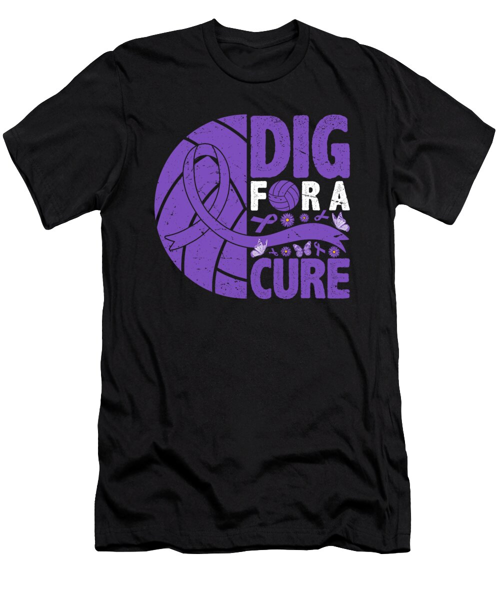 Dig for a Cure Hodgkins Lymphoma Volleyball Natalie Lidford T-Shirt