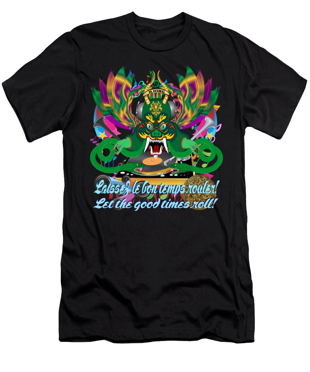 DJ Dragon5 King All Products Bill Campitelle T-Shirt