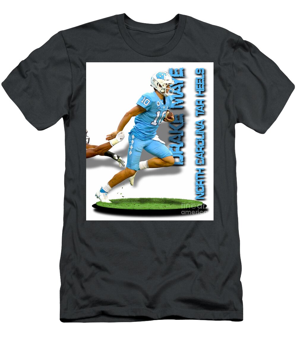 Drake Maye North Carolina 1 Robert Williams T-Shirt