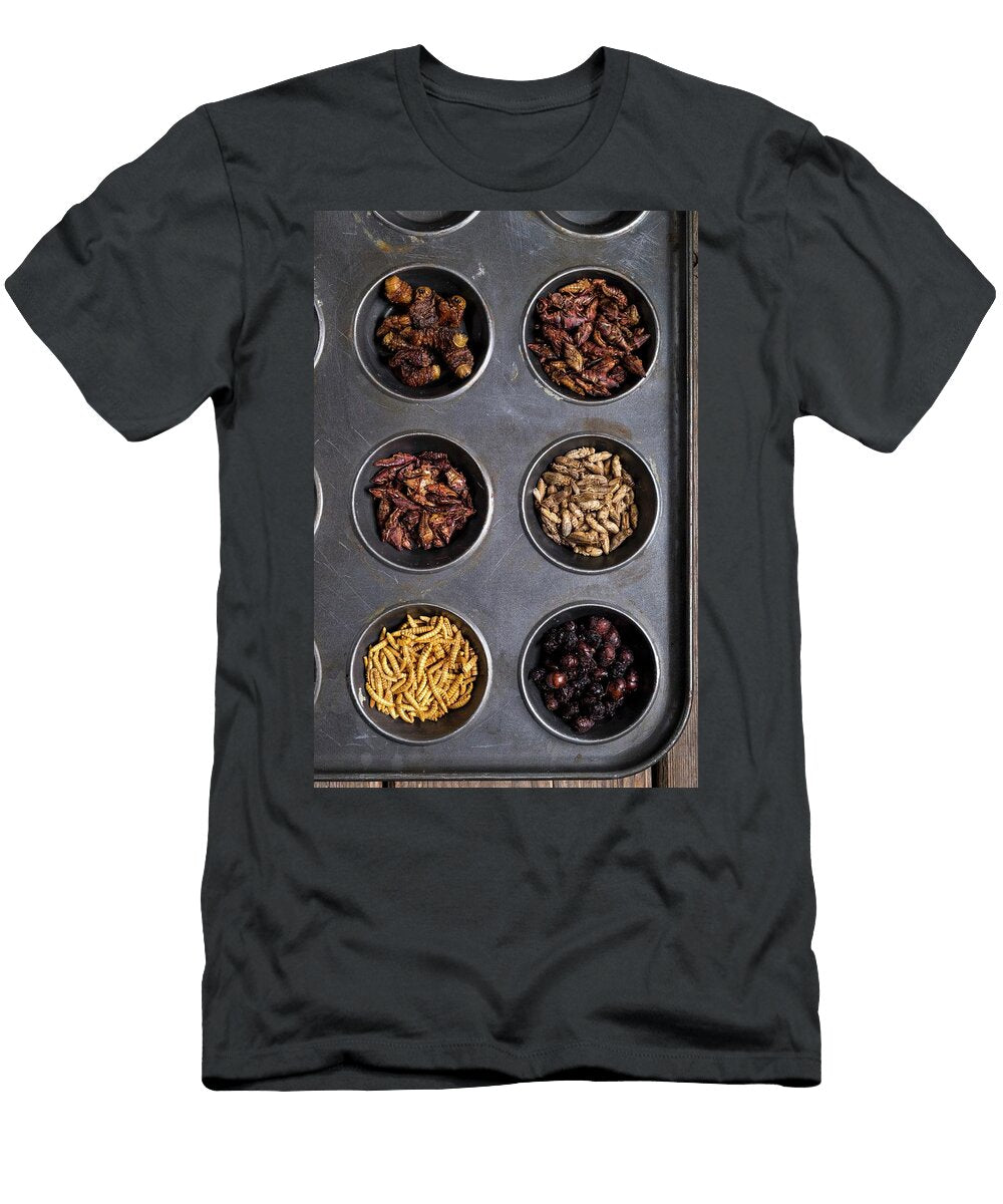 Dried Mealworms Queen Leafcutter Ants Chapulines Dried Crickets Mopane Worms and Chapulines Adrian Britton T-Shirt