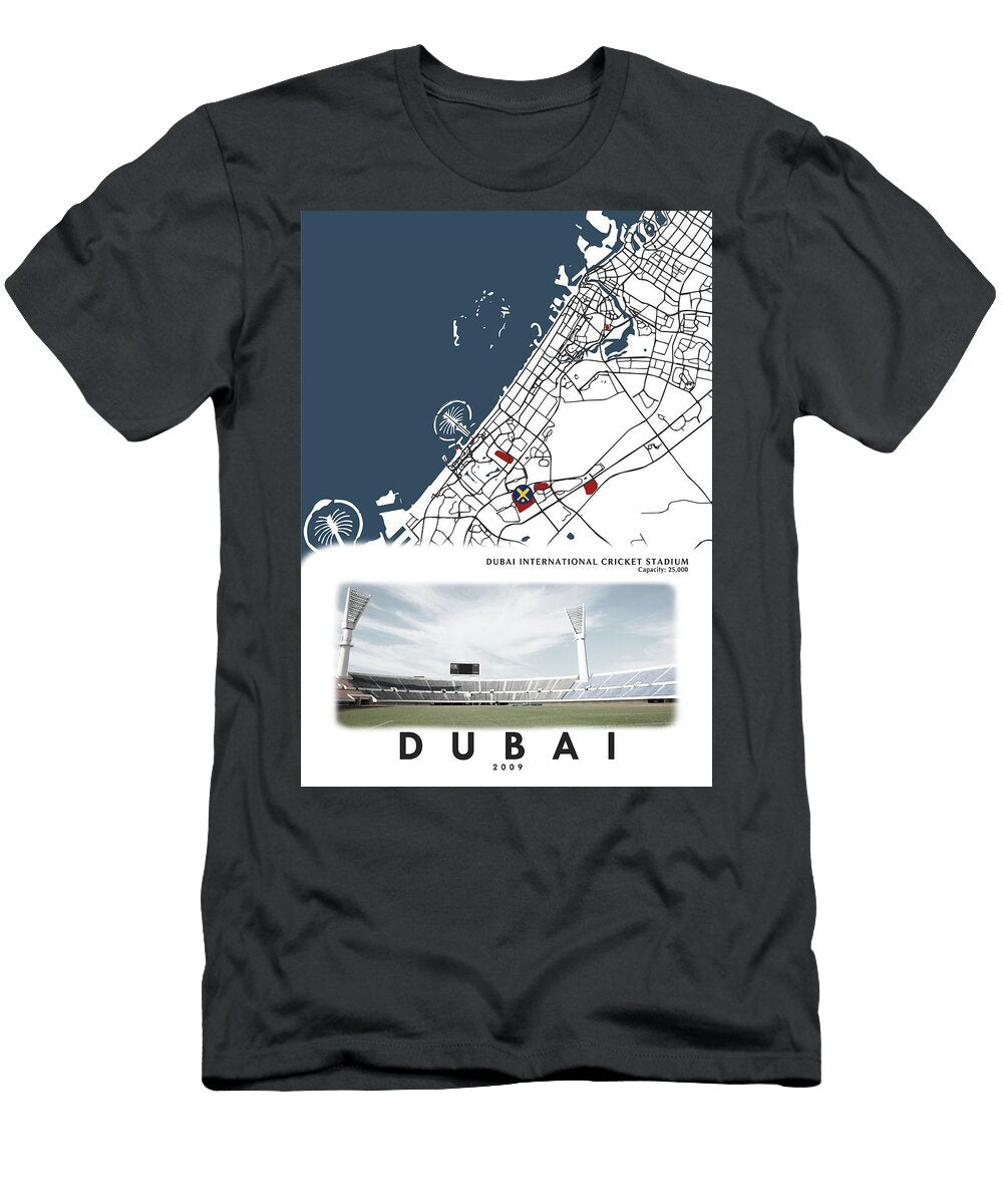 Dubai International Cricket Stadium Leith Huber T-Shirt
